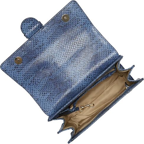 BRAHMIN Small Hallie - Navy Bonaire in Kuwait