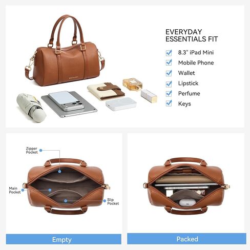BOSTANTEN Crossbody Purse for Women Vegan Leather Satchel Bag Top Handle Shoulder Handbag for Daily, Travel in Kuwait
