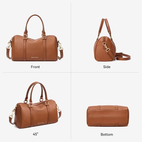 BOSTANTEN Crossbody Purse for Women Vegan Leather Satchel Bag Top Handle Shoulder Handbag for Daily, Travel in Kuwait
