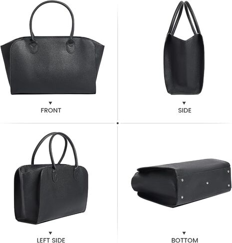 Bag Purse For Women Work Leather Shoulder Satchel Large Multiple Pockets Zippers For Gifts in Saudi Arabia