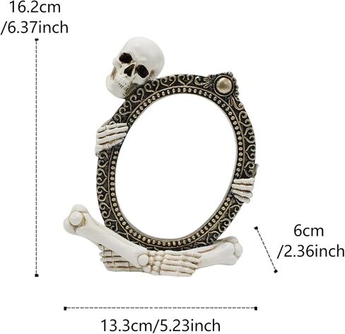 Realistic Skeleton Resin Frame Decor Horror Theme Tabletop Display for Home, & Holiday Holiday Shelf Decoration in Kuwait