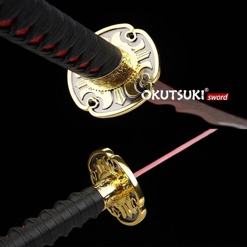 Handmade Rivers of Blood Katana Sword 46" for Cosplay Collection Medieval Fantasy in Saudi Arabia