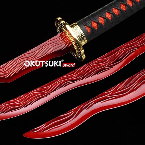 Handmade Rivers of Blood Katana Sword 46" for Cosplay Collection Medieval Fantasy in Saudi Arabia