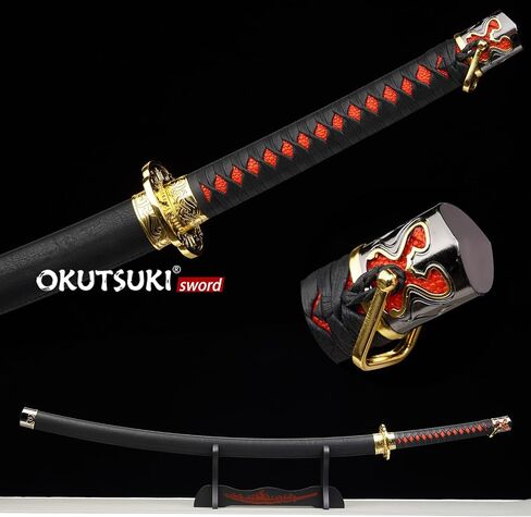 Handmade Rivers of Blood Katana Sword 46" for Cosplay Collection Medieval Fantasy in Saudi Arabia