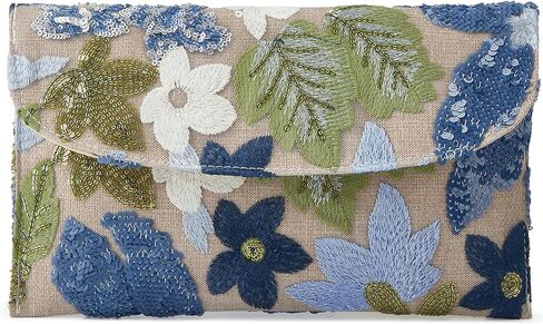 Clutch Purses for Women,Floral Embroidery Sequin Evening Beaded Clutch Bags for Wedding Party Sequin Beaded Evening Bag in Saudi Arabia
