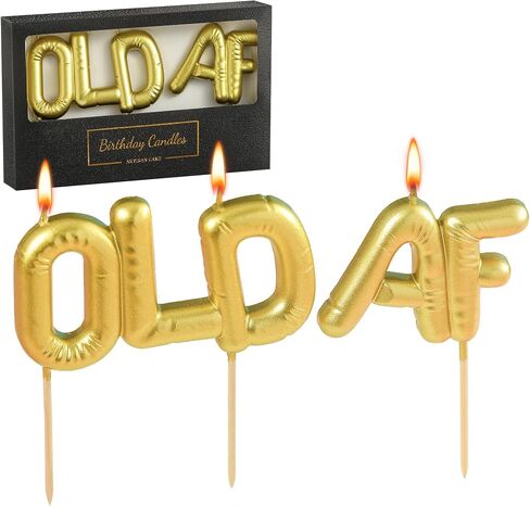 Old AF Birthday Candles, Comedic Candles, Joke Candles, Party Celebration in Saudi Arabia