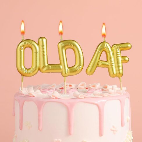 Old AF Birthday Candles, Comedic Candles, Joke Candles, Party Celebration in Saudi Arabia