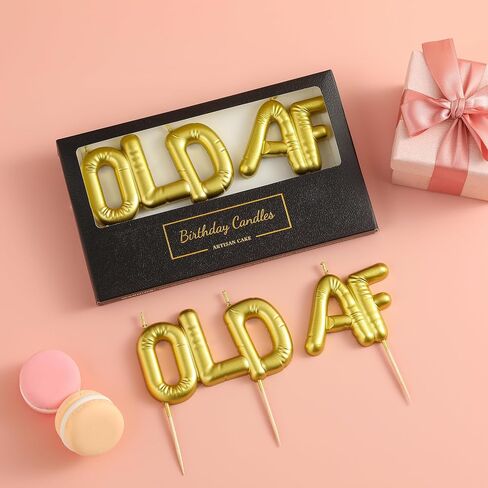 Old AF Birthday Candles, Comedic Candles, Joke Candles, Party Celebration in Saudi Arabia