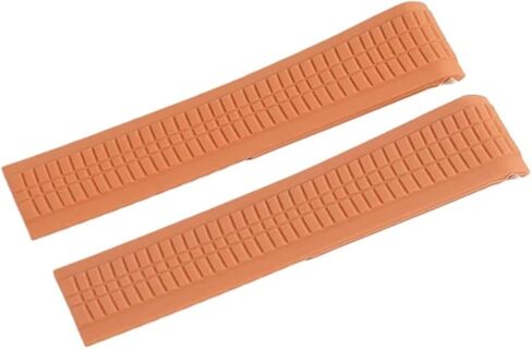 MJMT06 21mm Compatible with Patek Philippe Aquanaut Watch Silicone Rubber Strap Band Red Clasp in Kuwait