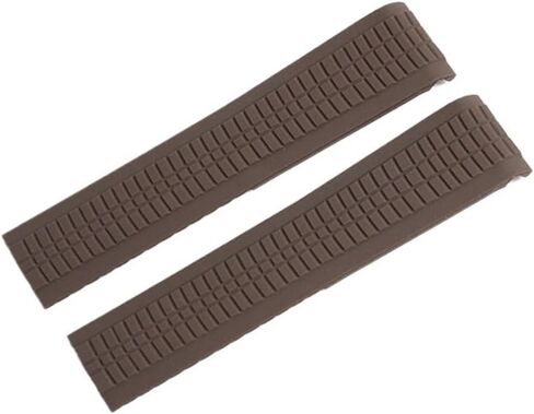 MJMT06 21mm Compatible with Patek Philippe Aquanaut Watch Silicone Rubber Strap Band Red Clasp in Kuwait
