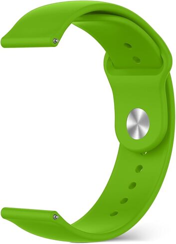 18mm 20mm 22mm Silicone Watch Band, Quick Release Adjustable Strap, Women Men Soft Sport Waterproof Replacement Wristband Straps for Garmin/Huawei/Samsung/Amazfit/Xiaomi (20mm/Sky Blue) in Kuwait