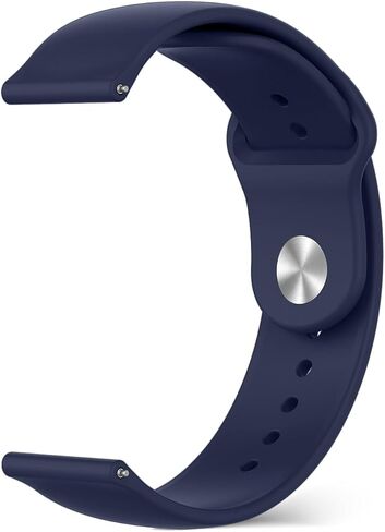 18mm 20mm 22mm Silicone Watch Band, Quick Release Adjustable Strap, Women Men Soft Sport Waterproof Replacement Wristband Straps for Garmin/Huawei/Samsung/Amazfit/Xiaomi (20mm/Sky Blue) in Kuwait