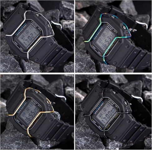 Stainless Steel Watch Screen Protection Bumper - Compatible with DW-5600 GW-B5600 GW-M5610 G-5600 GLX-5600 DW-D5600 GLS-5600 DW-5035 GWX-5600 GB-5600 in Saudi Arabia