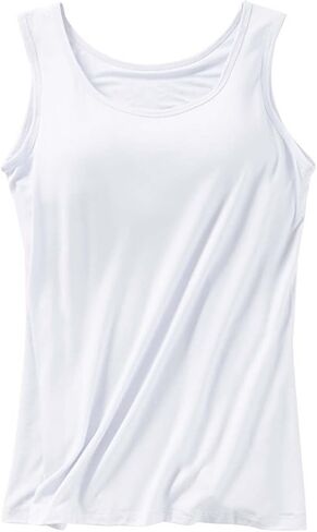 Tank Tops with Built in Bras for Women Sports Cute Cami Plus Size Workout Camisoles Spaghetti Strap Under Clothes in Kuwait