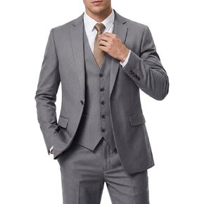 Hihawk Men's Suit 3 Piece Slim Fit One Button Blazer Jacket Vest and Pants, Tuxedo Set for Party Wedding Business in Saudi Arabia