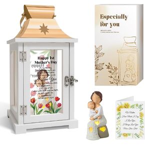 Homazing First Mothers Day Birthday Gifts for New Mom, Daughter, Daughter in Law - 1st Time Mothers Day Gifts Lantern - New Mom Gifts First Time Mother Presents in Saudi Arabia