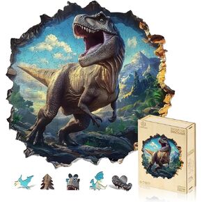 Jigfoxy Wooden Puzzles for Adults, Cardinal Wood Puzzle for Adults, Unique Animal-Shaped Wooden Jigsaw Puzzle, Christmas Thanksgiving Gifts for Family and Friends (S-8.4 * 8.3in-100 pcs) in Saudi Arabia