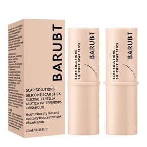 2Pcs Silicone Scar Stick, 60% Scar Solutions for Face and Body Skin, Gentle Ingredients on All Skin Types, Lightweight & Easy to Apply in Saudi Arabia