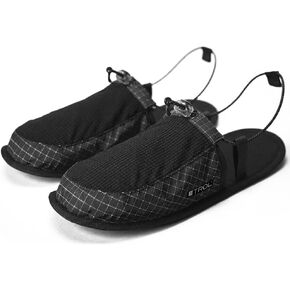 Ultralight and Compact Camping Shoes Foldable for Travel | Hiking After-Sport Relaxation Slippers, Adjustable Heel Strap with Cord Lock, Packable for Backpacking in Kuwait