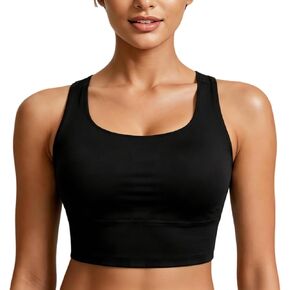 Sports Bras for Women, High Impact Racerback Sports Bra Workout Crop Tank Tops with Removable Pads in Saudi Arabia