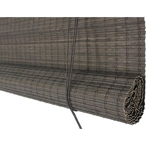 Seta Direct, Bamboo Flat-Weave Sun-Filtering Roll Up Blind (72x66 Inch, Espresso) in Saudi Arabia