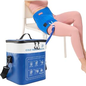 Cold Therapy Machine for Hip, Ice Machine Pain Relief for Post Surgery Recovery with Timer Temp Cryotherapy Leak-Proof Hip Pad 3 Adjustable Straps, Quiet Pump, Pressure Regulator for Sports Injuries in Saudi Arabia