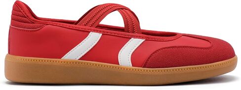Tigeridea Sneakers for Women Comfortable Business Casual Slip on Tennis Shoes Lightweight Footwear Women's Fashion Retro Mary Jane Sneakers in Saudi Arabia