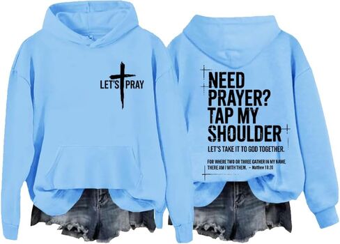 Need Prayer Tap My Shoulder Sweatshirt & Hoodie, If You Need Prayer Tap My Shoulder Shirts Women Men in Kuwait