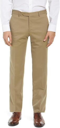 Men's Classic Fit Dress Pants, Flat-Front Business Casual Trouser with Expandable Waistband, Wrinkle-Free Suit Slacks for Men in Saudi Arabia