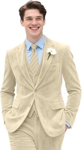 Retro Mens Velvet Suits Slim Fit Peak Lapel Tuxedo 3 Piece Satin Blazer Vest Pants Set Prom Party Banquet Men Suit Wedding in Saudi Arabia