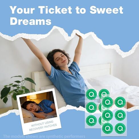 Dream Patches for Adults Without Melatonin, Sleep Patches with Ashwagandha, Sleep Aid Support Long-Lasting Night, Relax & Wake Up Refreshed for Men & Women - 30 Pack in Saudi Arabia