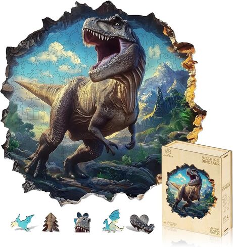Jigfoxy Wooden Puzzles for Adults, Cardinal Wood Puzzle for Adults, Unique Animal-Shaped Wooden Jigsaw Puzzle, Christmas Thanksgiving Gifts for Family and Friends (S-8.4 * 8.3in-100 pcs) in Saudi Arabia
