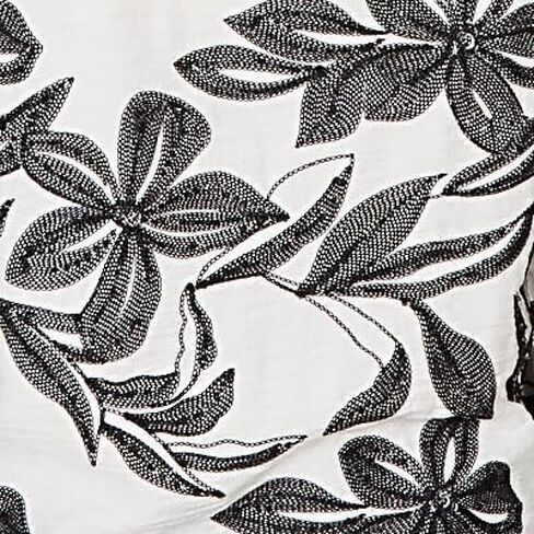 Alfred Dunner Women's Embroidered Flower Top with Necklace in Kuwait