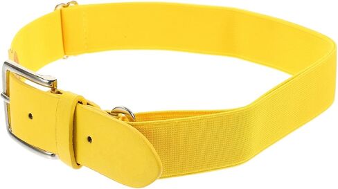TEHAUX Elastic Baseball Belt for Youth and Adults, Adjustable Imitation Leather Softball Waist Belt, Unisex Sports Accessory for Outdoor Team Sports Random Color in Saudi Arabia