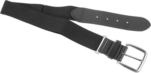 Lurrose Stretch Baseball Belt for Men and Women Elastic Softball Belt with Adjustable Fit Black Synthetic Leather for Youth and Adults Outdoor Team Sports Use in Kuwait