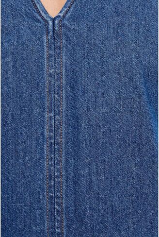 Madewell Women's V-Neck Mini Dress in Marina Blue in Kuwait