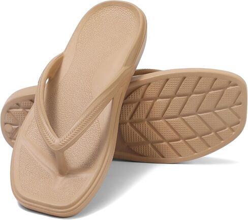 TIKVAW Kids Flip Flops with Arch Support - Square Toe Sandals, Lightweight Quick-Dry for Youth Boys Girls in Saudi Arabia