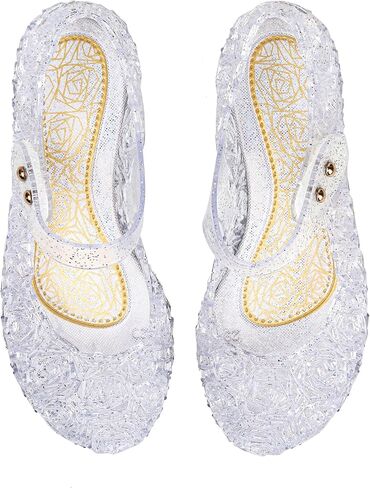 Girls Jelly Sandals Summer Costume Dress Shoes Fisherman Gladiator Flat Sandals for Toddler/Little Kid/Big Kid in Kuwait