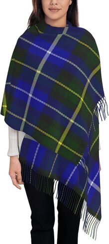 Soft Scarf Winter Warm Scarves Large Shawl Scottish Clan Macneil Of Barra Tartan Plaid in Kuwait
