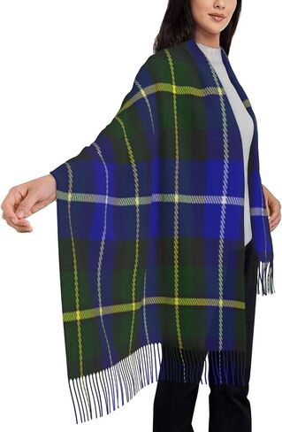 Soft Scarf Winter Warm Scarves Large Shawl Scottish Clan Macneil Of Barra Tartan Plaid in Kuwait