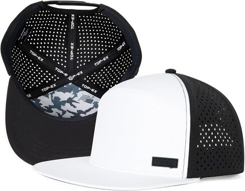 قبعة بيسبول مسطحة من UVCoolix™ ذات عصابة رأس تبريد، حماية من الشمس مسامية، قبعة Snapback ذات أداء مقاوم للماء في الهواء الطلق in Saudi Arabia