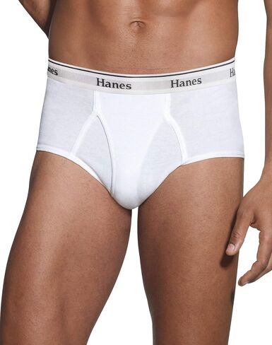 Hanes Big Men's Fresh IQ ComfortFlex Waistband White Brief - 6 Pack in Kuwait