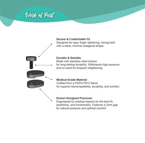 Keloid Compression Earring – Clinically Designed Medical Pressure Helix Earlobe for Ear Keloid Removal, Post-Surgery Healing & Scar, Wound Treatment in Kuwait