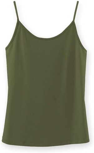 SAGEFINDS Women’s Camisole | Basic Tank Top | Adjustable Spaghetti Straps | Silky Soft Cami in Kuwait