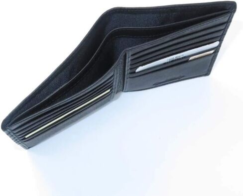 Osgoode Marley Twelve Pocket Black Hipster Wallet Card Case in Saudi Arabia