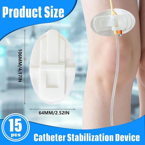15Pcs Foley Catheter Stabilization Device, Supplies for Single/Double Tube, G Tube and Feeding Tube in Place in Saudi Arabia