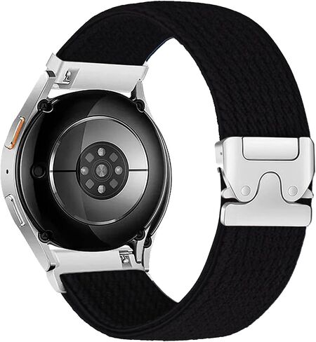Braided Nylon Band Compatible with 18mm 19mm 20mm 22mm Quick Release Watch Band, Adjustable Soft Stretchy Elastic Braided Relacement Wristband for Men Women(Watch Band Size=Watch Lug Width) in Saudi Arabia