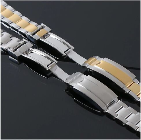 20mm Watch Band fit For Seiko NH35 Submariner Case 904L Stainless Steel Watch Strap Glide Lock Buckle For Silver Oyster Bracelet Premium Quality Watch Strap in Kuwait