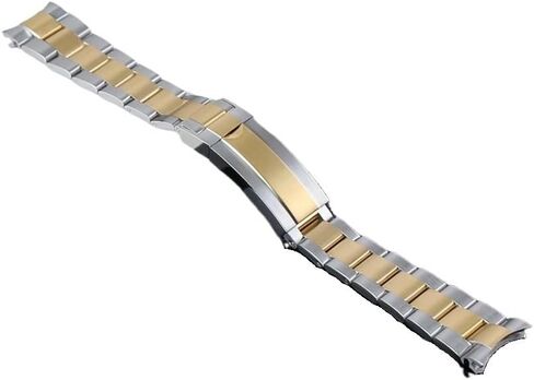 20mm Watch Band fit For Seiko NH35 Submariner Case 904L Stainless Steel Watch Strap Glide Lock Buckle For Silver Oyster Bracelet Premium Quality Watch Strap in Kuwait