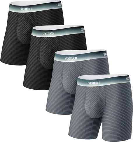 GOOTUCH Men's Breathable Cool Underwear, Moisture Wicking Odor Control Boxer Briefs, Stretch Seamless & Quick Dry in Saudi Arabia